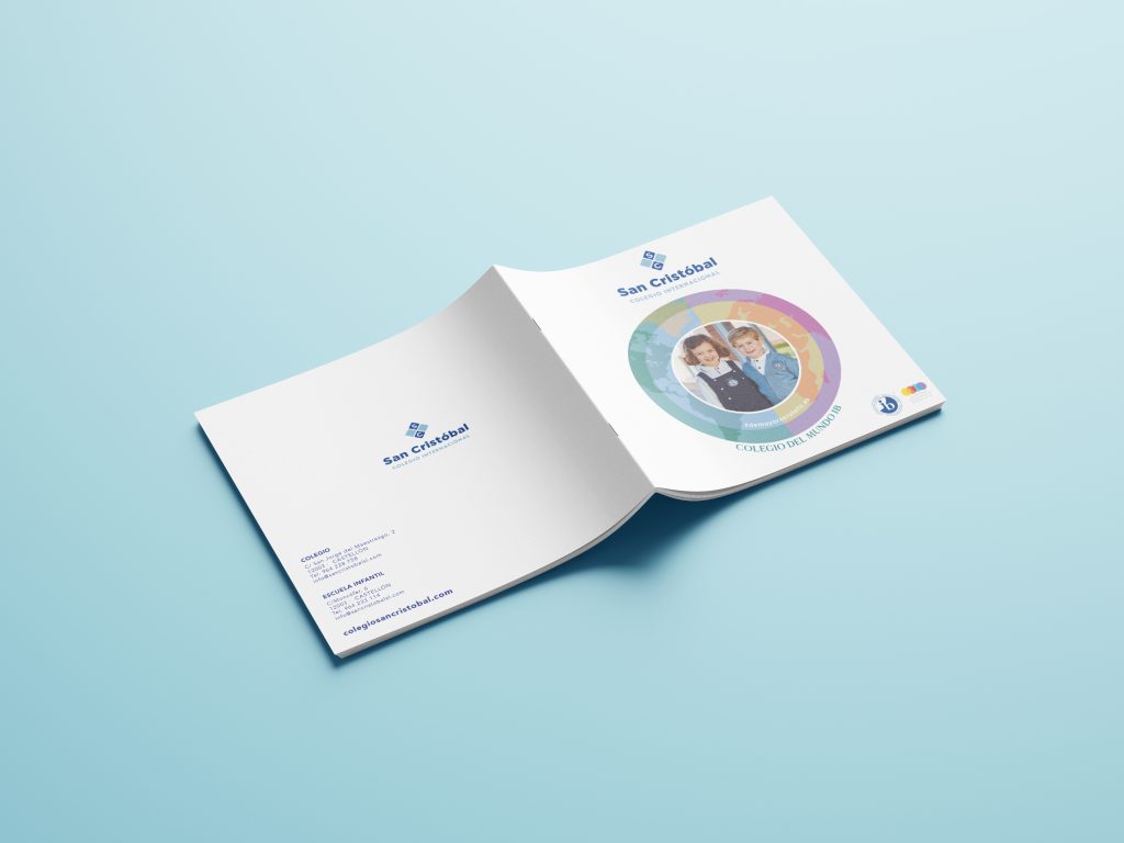 Catálogo editorial San Cristóbal – mockup vista exterior