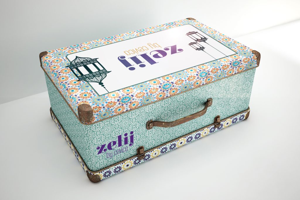 Folleto Zelij – vista alternativa diseño