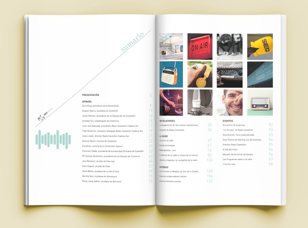 Maquetación editorial Cadena SER – vista 1