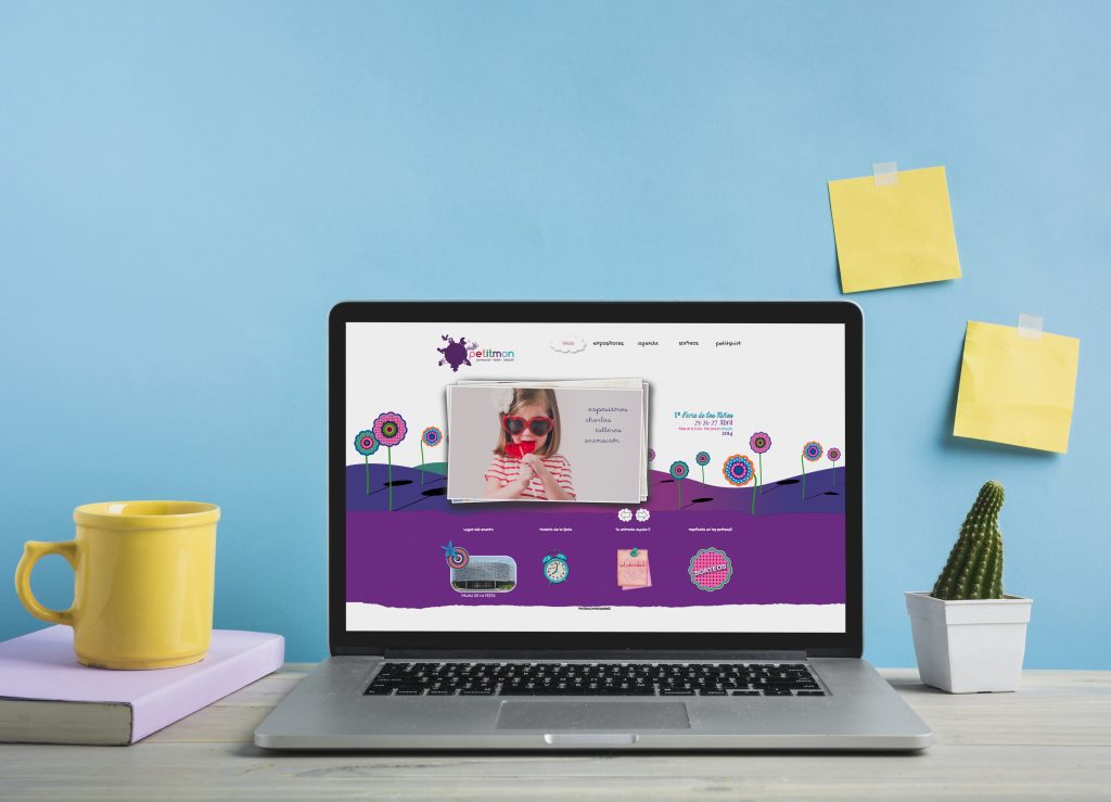 Diseño web del proyecto Petit para eventos